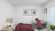 Animation Schlafen - Eine Wohnung mit tollem Schnitt. In ruhiger 2. Reihe.