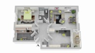 Grundriss - Was für eine Wohnung im 1. OG. Zugreifen.