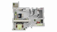 Grundriss - Gemütliche aber renovierungsbedürftige EG-Wohnung in einer familiär geprägten Anlage