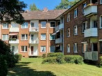 Außen - Gemütliche aber renovierungsbedürftige EG-Wohnung in einer familiär geprägten Anlage